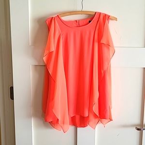 Coral, open back tank